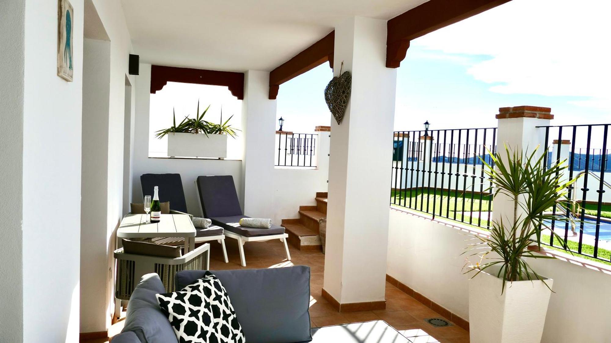 Casita Frigiliana - Stunning New Apartment With Views With Private Parking Space Eksteriør bilde